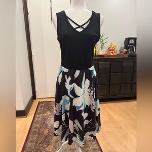 NWOT Sleeveless Knit Knee Length Dress